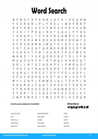 Word Search #5 in Word Games 58