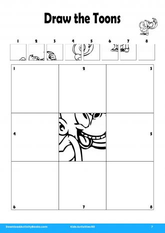 Draw The Toons #7 in Kids Activities 60