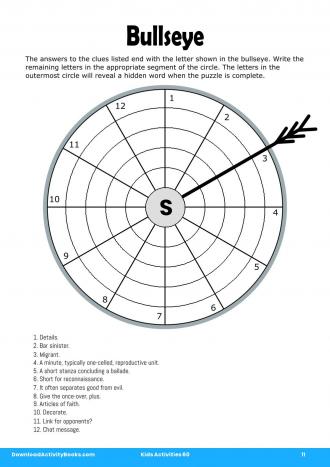 Bullseye #11 in Kids Activities 60