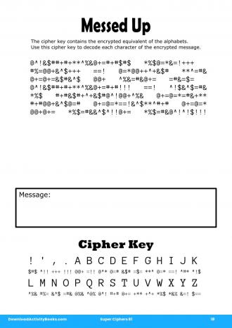Messed Up in Super Ciphers 61