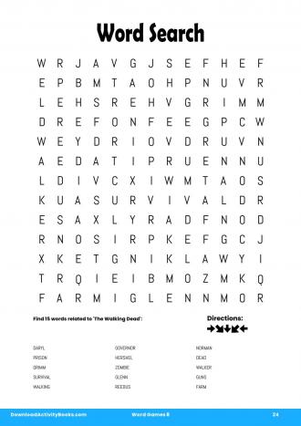 Word Search #24 in Word Games 8