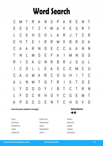Word Search in Word Games 60