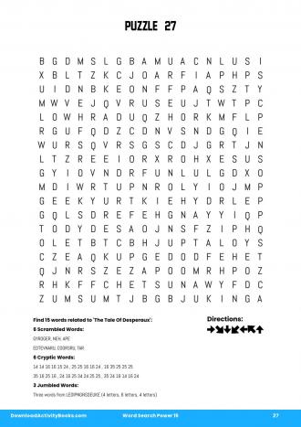 Word Search Power #27 in Word Search Power 15