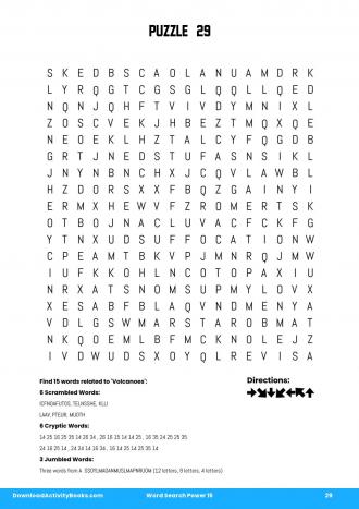Word Search Power #29 in Word Search Power 15