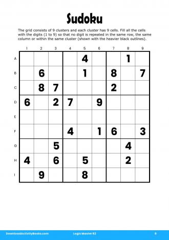 Sudoku #9 in Logic Master 62