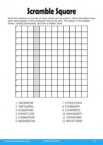 Scramble Square #23 in Adults Activities 9