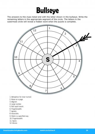Bullseye #25 in Adults Activities 9