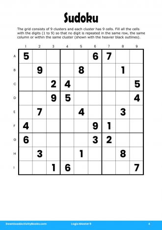 Sudoku #4 in Logic Master 9