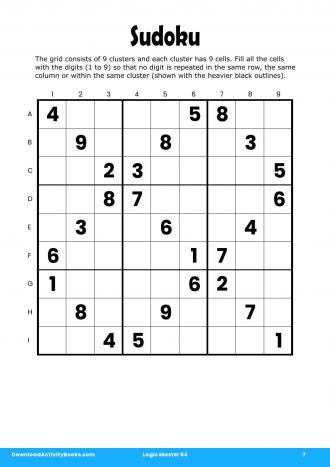 Sudoku #7 in Logic Master 64