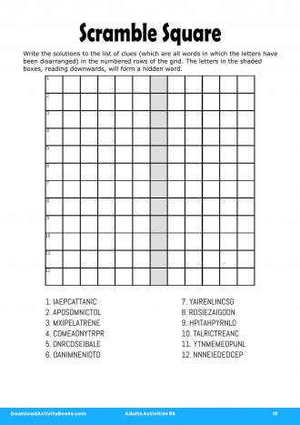 Scramble Square #15 in Adults Activities 65