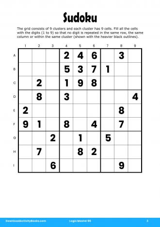 Sudoku #3 in Logic Master 65