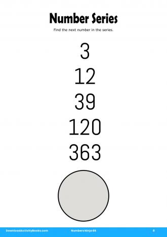 Number Series in Numbers Ninja 65
