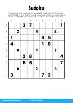 Sudoku #17 in Adults Activities 5