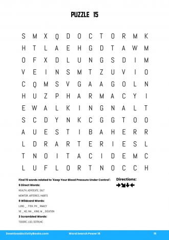 Word Search Power #15 in Word Search Power 16