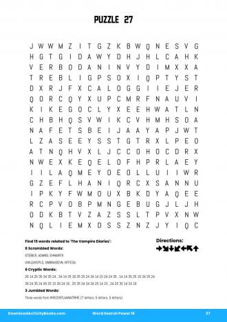 Word Search Power #27 in Word Search Power 16