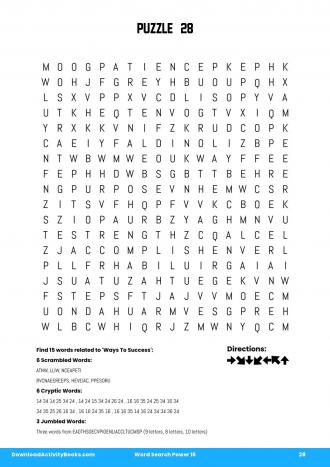Word Search Power #28 in Word Search Power 16
