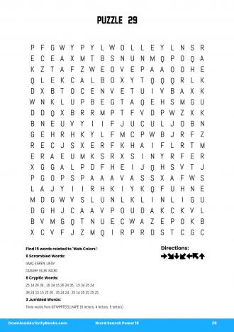 Word Search Power #29 in Word Search Power 16