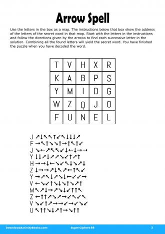 Arrow Spell in Super Ciphers 66