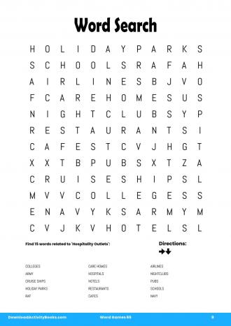 Word Search #9 in Word Games 65