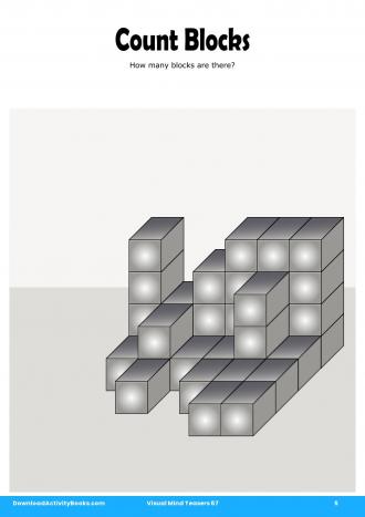 Count Blocks in Visual Mind Teasers 67