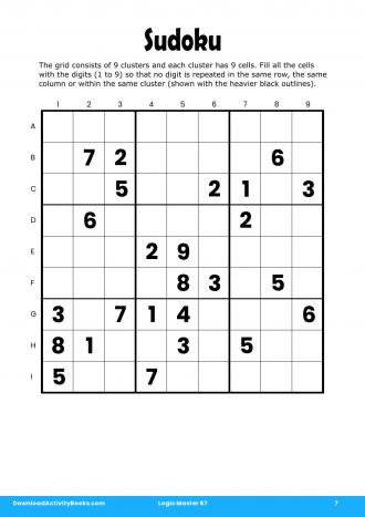 Sudoku #7 in Logic Master 67