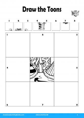 Draw The Toons #4 in Kids Activities 68