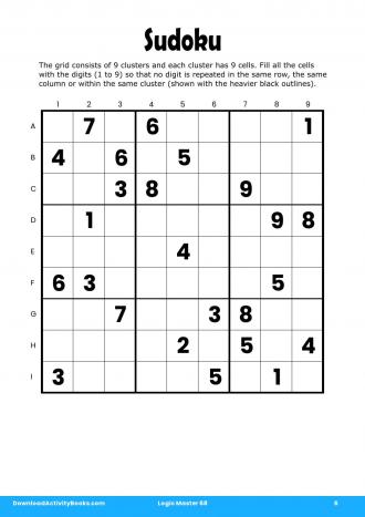 Sudoku #6 in Logic Master 68