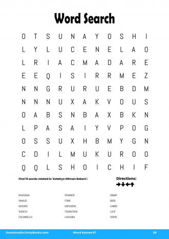 Word Search #26 in Word Games 67