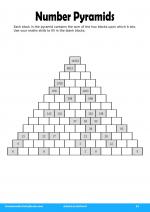 Number Pyramids in Adults Activities 5