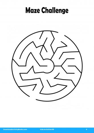 Maze Challenge #6 in Kids Activities 69