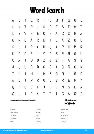 Word Search #25 in Word Games 68