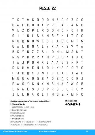 Word Search Power #22 in Word Search Power 3