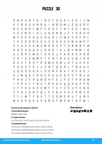 Word Search Power #30 in Word Search Power 3
