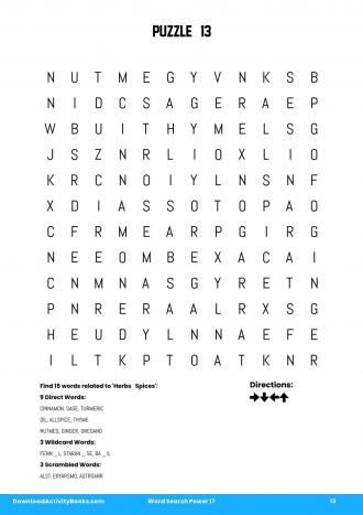Word Search Power #13 in Word Search Power 17