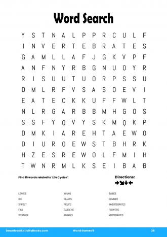 Word Search #26 in Word Games 9
