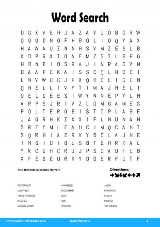 Word Search in Word Games 71