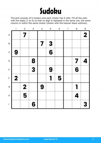 Sudoku in Logic Master 73
