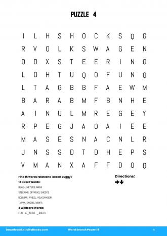 Word Search Power #4 in Word Search Power 18