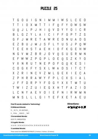 Word Search Power #25 in Word Search Power 18