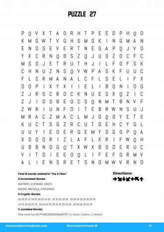 Word Search Power #27 in Word Search Power 18