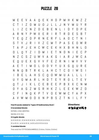 Word Search Power #28 in Word Search Power 18