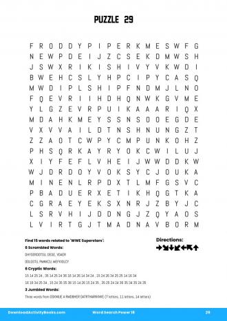 Word Search Power #29 in Word Search Power 18