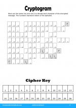 Cryptogram #9 in Adults Activities 6