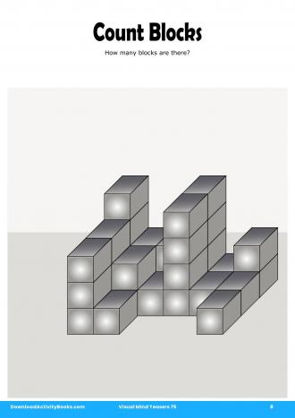 Count Blocks in Visual Mind Teasers 75