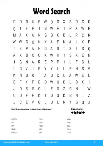 Word Search in Word Games 74