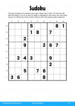 Sudoku #16 in Adults Activities 6