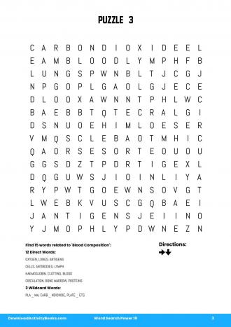 Word Search Power #3 in Word Search Power 19
