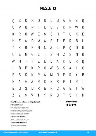 Word Search Power #13 in Word Search Power 19