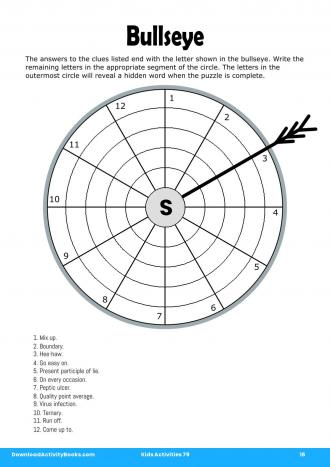 Bullseye #16 in Kids Activities 79