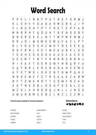 Word Search in Word Games 10